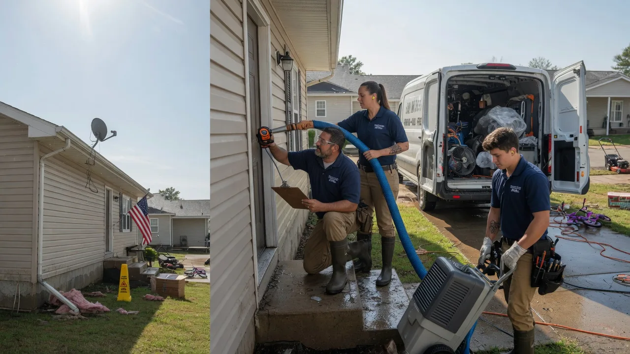 Ceiling Water Damage Restoration in Pemberton, OH near me